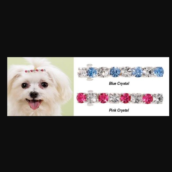 🎉 HP 🎉 NWT Starlet Aria Crystal Rhinestone Dog Barrette ✨ - Picture 3 of 4
